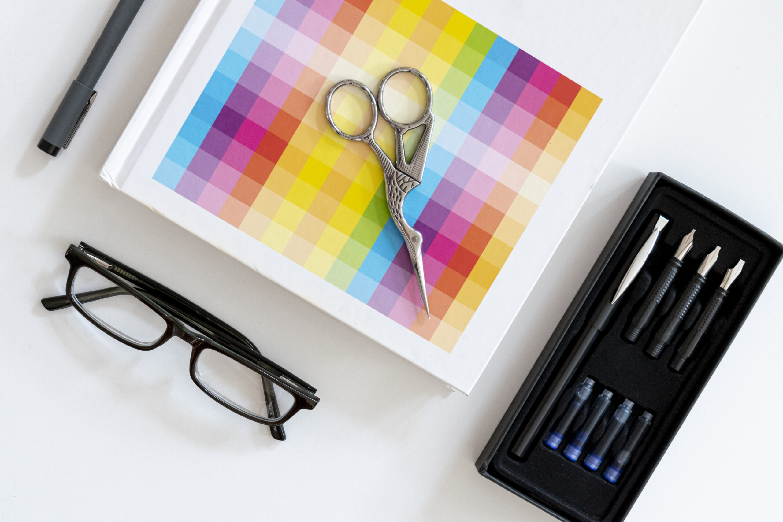 office-stationery-desk-concept